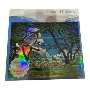 Ceaco “Emerald Dreams” Holo-Glow 500-Piece Jigsaw Puzzle – Hiroo Isono